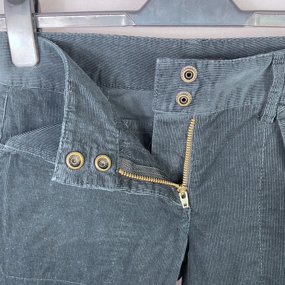 BCBGMaxAzria Bootcut Ankle Zip Cords Corduroy Pants in Black Size 2 - Picture 6 of 8